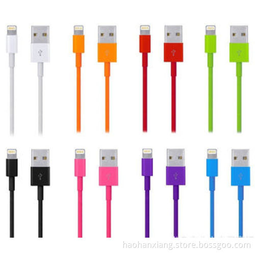 Round USB Data Cable for iPhone 5/5S/5C